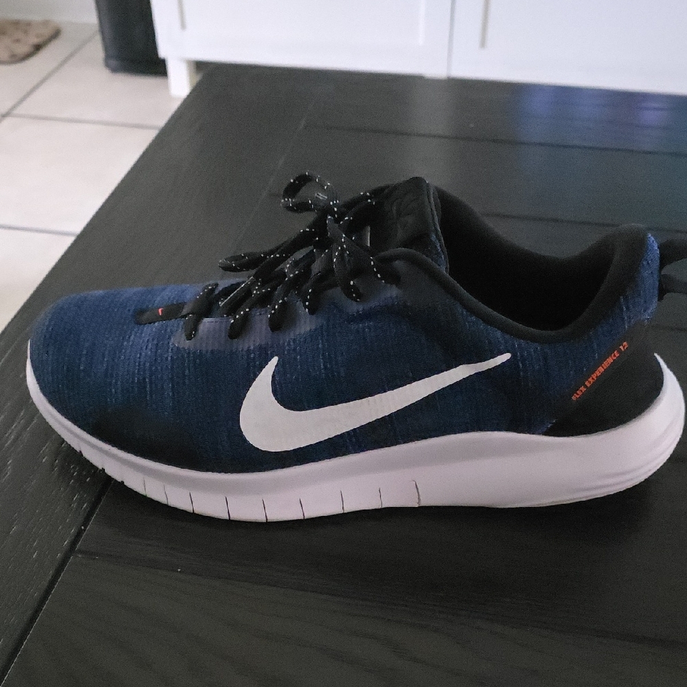 Nike Men's Black and Blue Athletic Shoes
